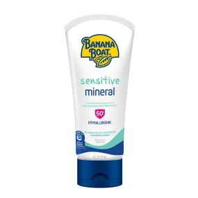 BANANA BOAT SENSITIVE MINERAL SPF 50  6 Oz