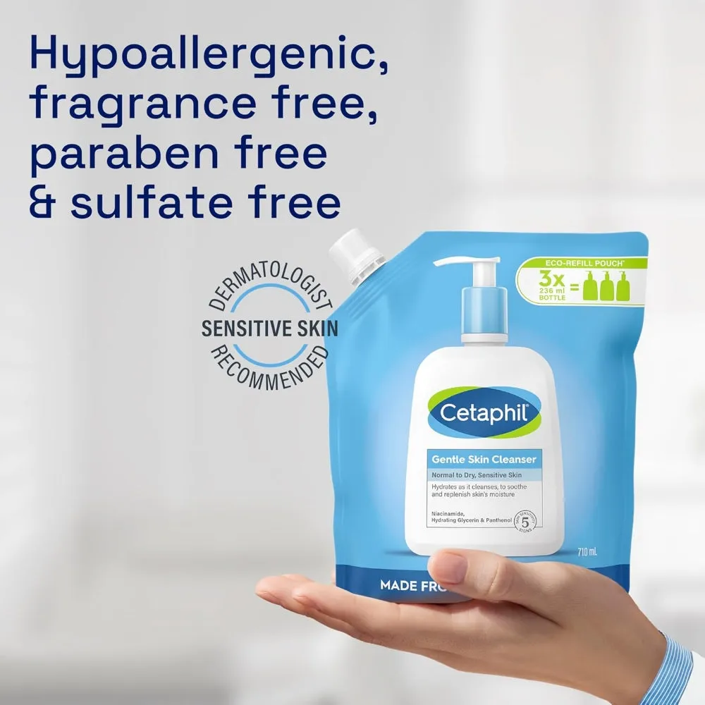 Cetaphil Gentle Skin Cleanser Wash Refill Pouch 710ml