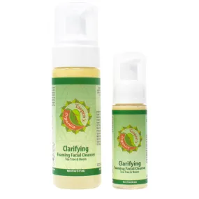 Clarifying Foaming Facial Cleanser with Tea Tree & Neem