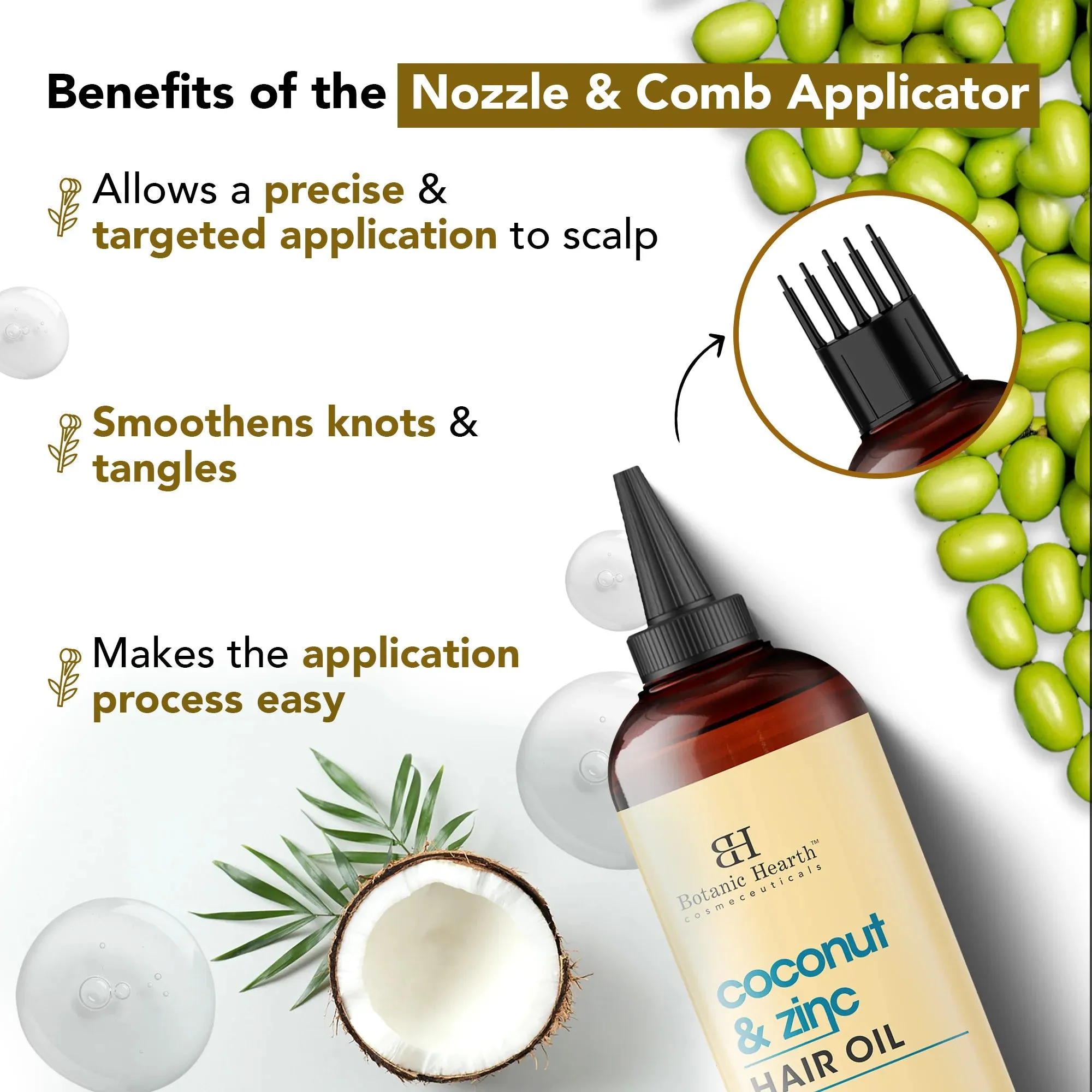 Coconut & Zinc Hair Oil with Neem | 6.7 fl oz