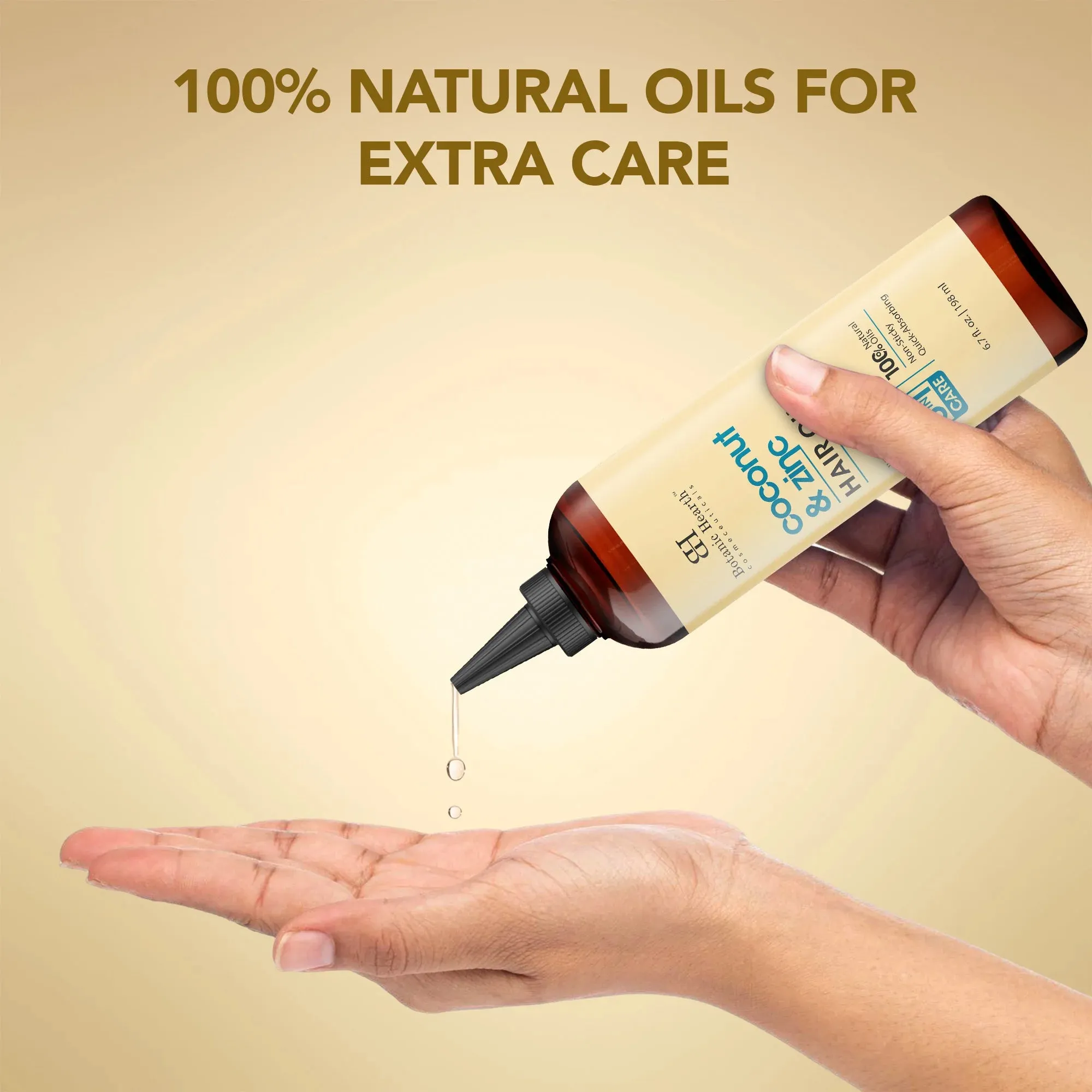 Coconut & Zinc Hair Oil with Neem | 6.7 fl oz