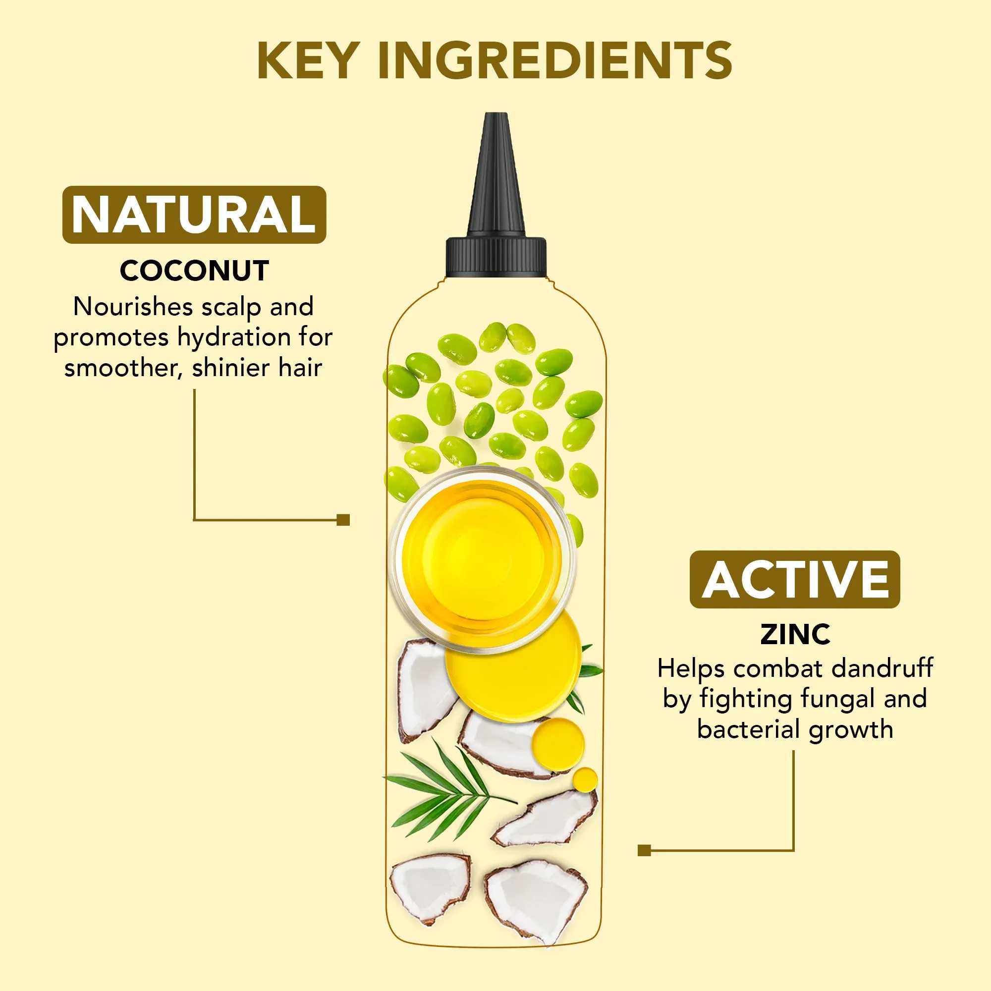 Coconut & Zinc Hair Oil with Neem | 6.7 fl oz