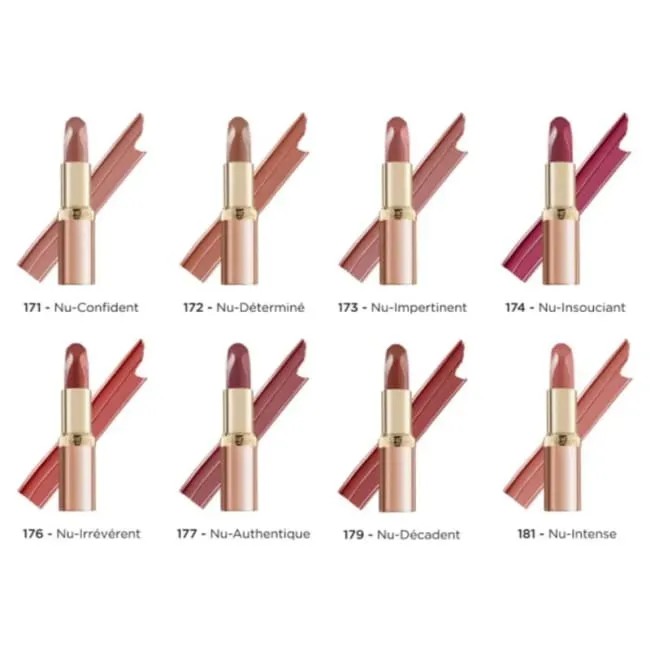 L'Oréal Paris Color Riche Classic Nude Satin Lipstick - Nu Confident