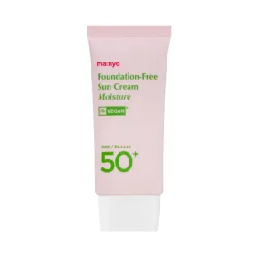 Manyo - Foundation-Free Sun Cream Moisture SPF50  PA    