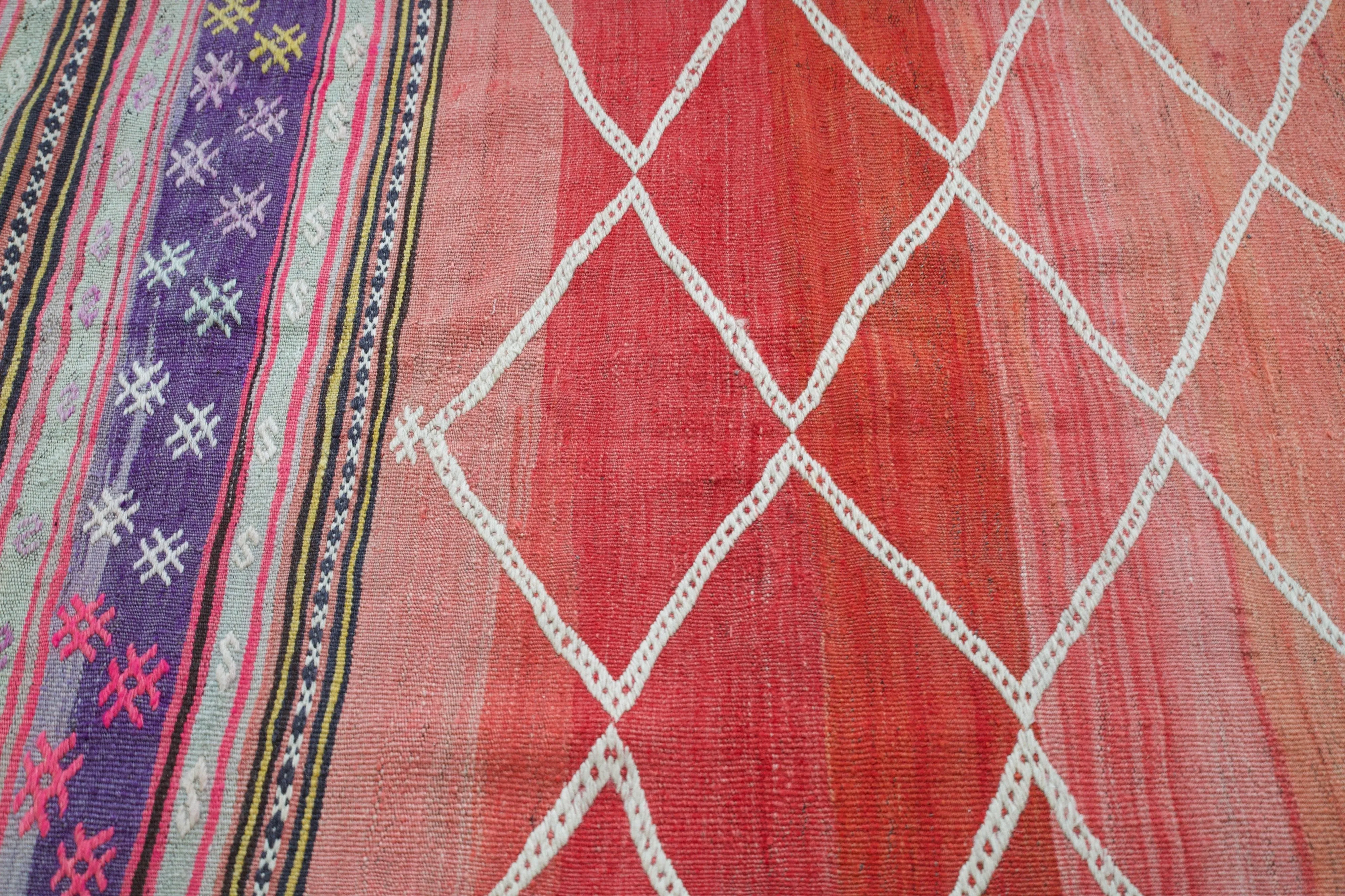 Old Turkish Western Anatolian Kilim Rug