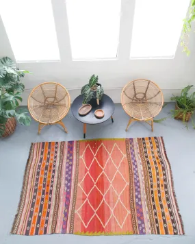 Old Turkish Western Anatolian Kilim Rug