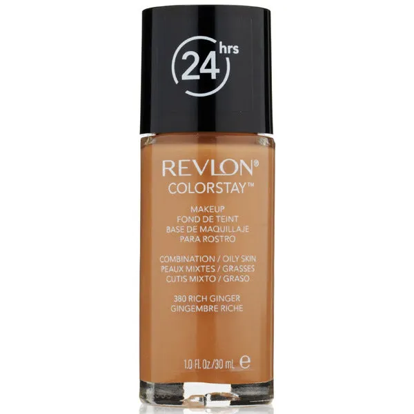 REVLON - ColorStay Makeup for Combination/Oily Skin 380 Rich Ginger - 1 fl. oz. (30 ml)