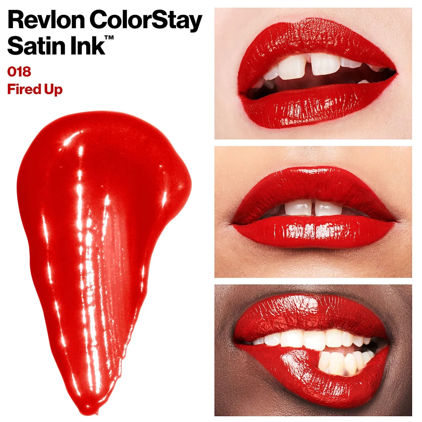 REVLON Colorstay Satin Ink Lipstick 5ml #018 Fired Up #003 In So Deep