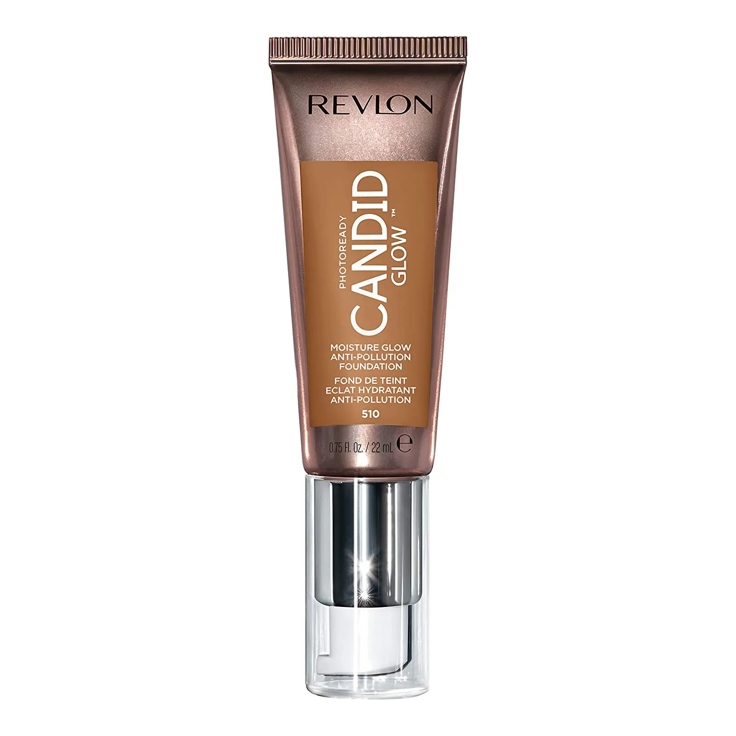 REVLON - PhotoReady Candid Glow Moisture Glow Foundation Cappucino 510 - 0.75 fl oz (22 ml)