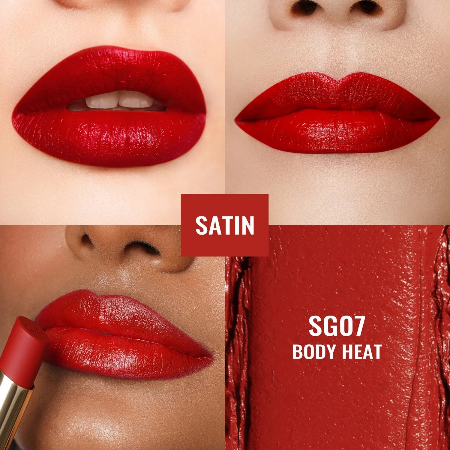 Sensual Glow Lipstick | SG07 Heat
