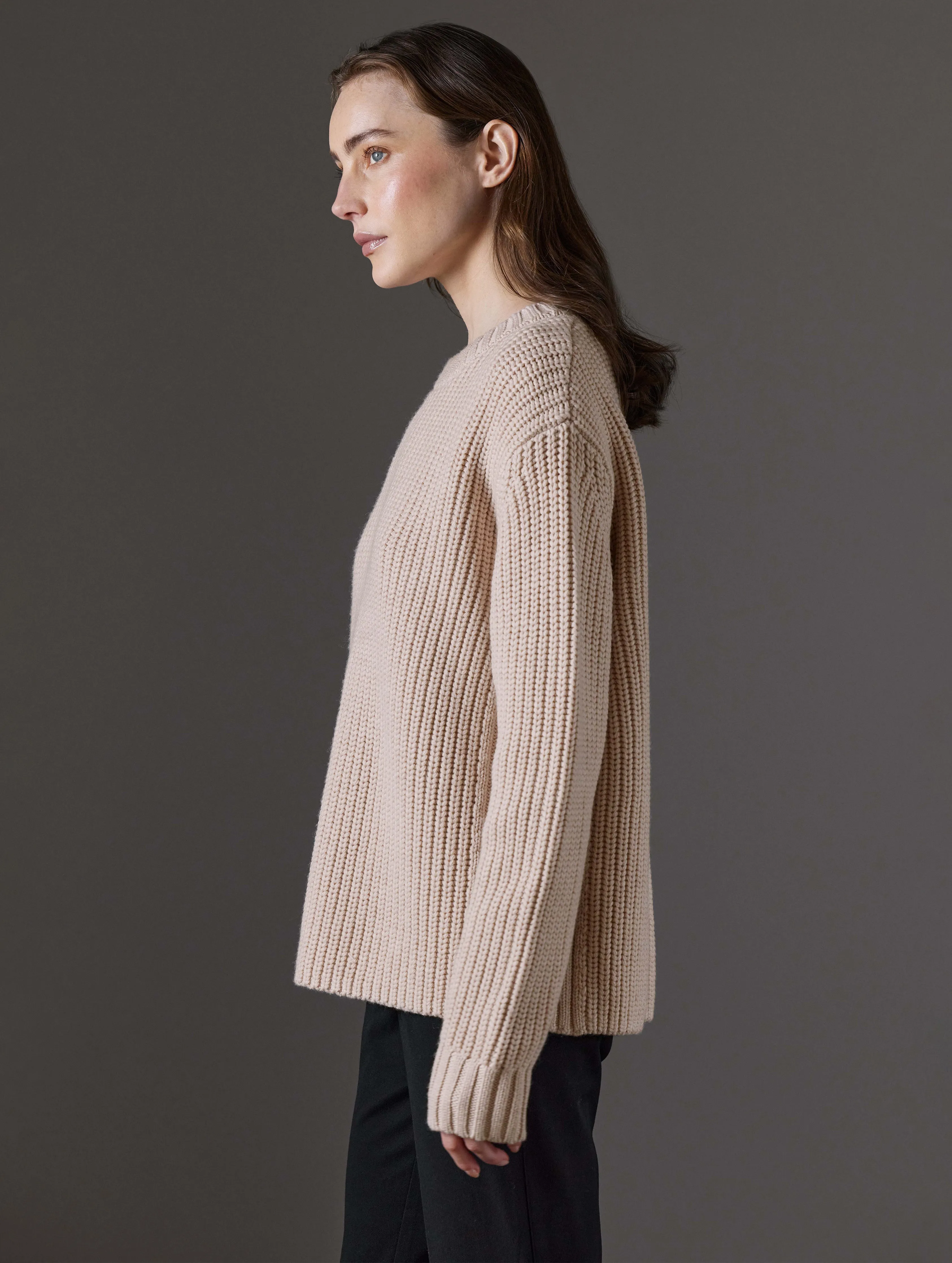 Sherwood Crewneck Sweater - Blush