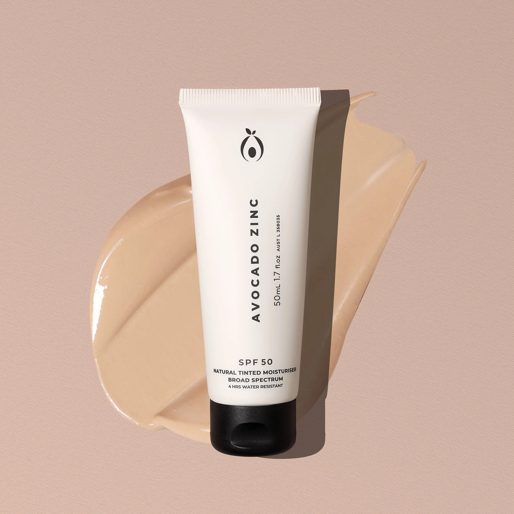 SPF 50 Natural Tinted Moisturiser - Light
