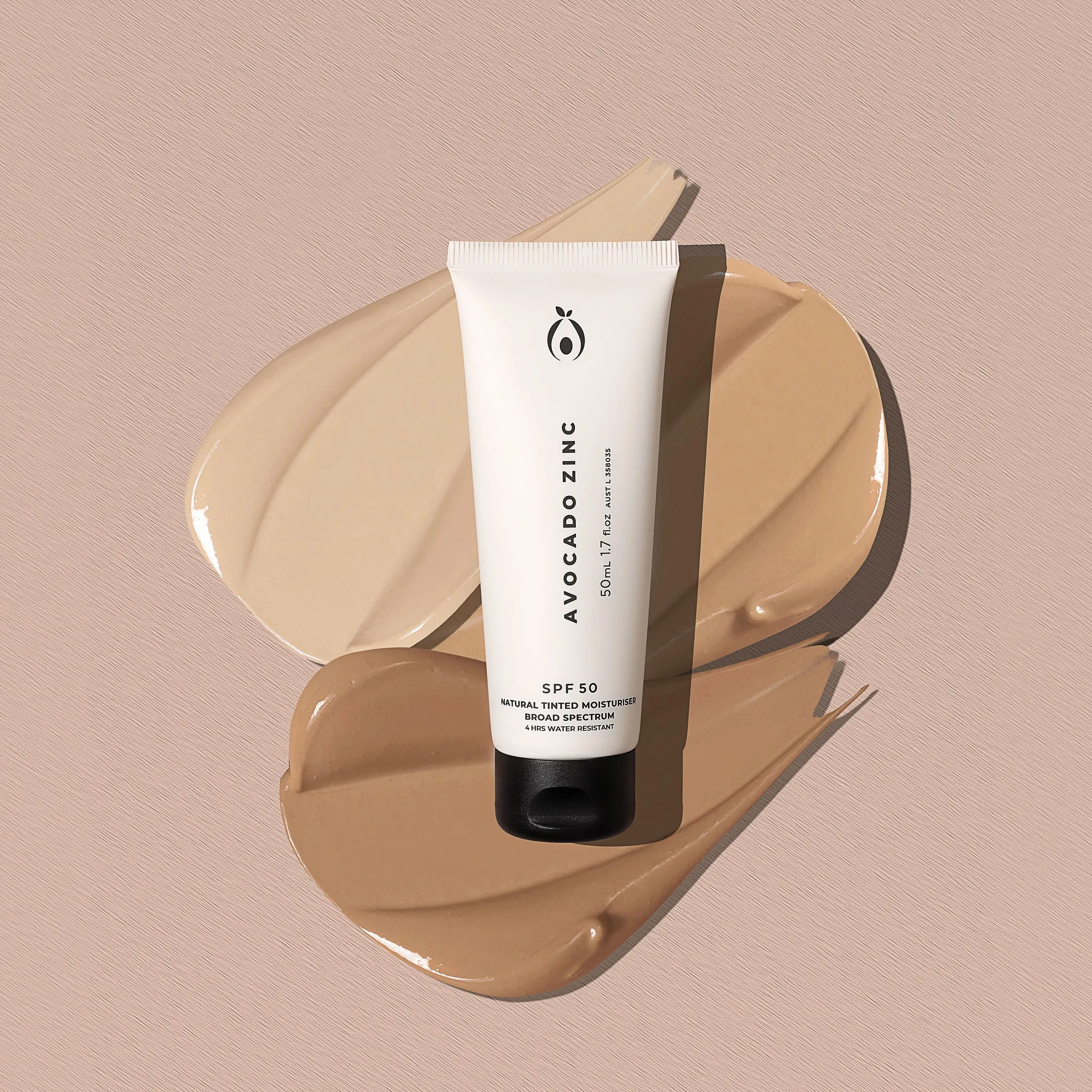 SPF 50 Natural Tinted Moisturiser - Light