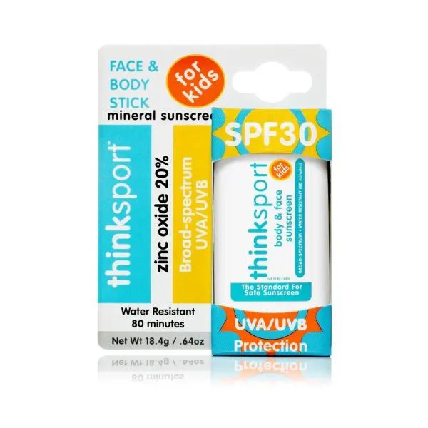 THINKSPORT - Kids Safe Sunscreen Stick SPF 30  (0.64oz / 18.4g)